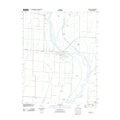 2011 Map of Lake City, 2011 Print