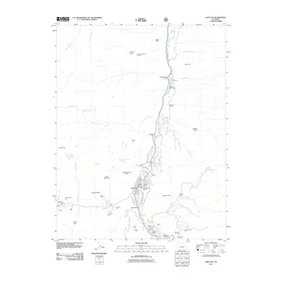2011 Map of Lake City, 2011 Print