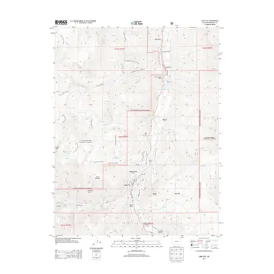 2013 Map of Lake City, 2013 Print