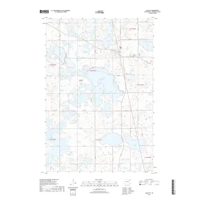 2017 Map of Lake City, 2017 Print