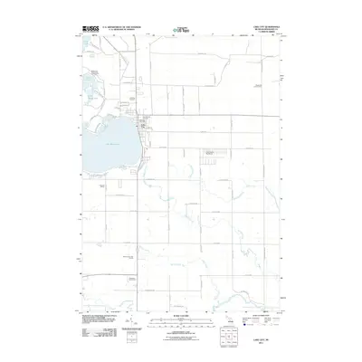 2011 Map of Lake City, 2011 Print
