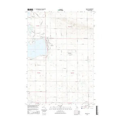 2014 Map of Lake City, 2014 Print