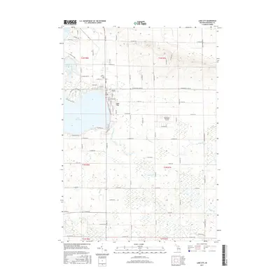 2017 Map of Lake City, 2017 Print