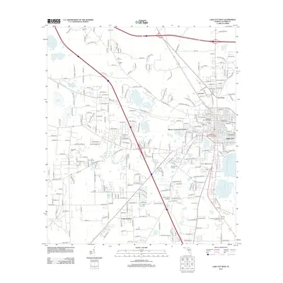 2012 Map of Lake City West, 2012 Print
