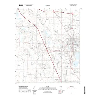 2018 Map of Lake City West, 2018 Print
