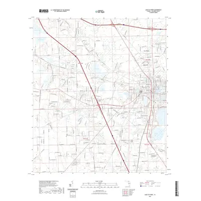 2021 Map of Lake City West, 2021 Print