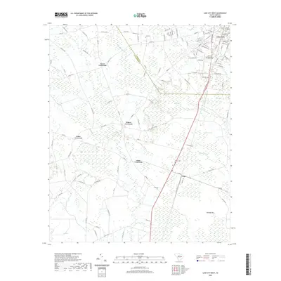 2020 Map of Lake City West, 2020 Print