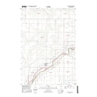 2016 Map of Lake Clayton, 2016 Print