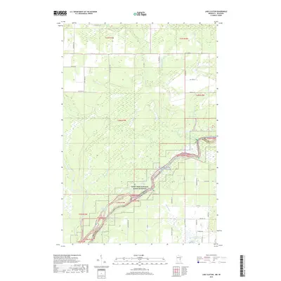 2019 Map of Lake Clayton, 2019 Print