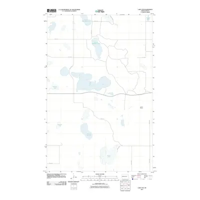 2011 Map of Lake Coe, 2011 Print