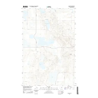2014 Map of Lake Coe, 2014 Print