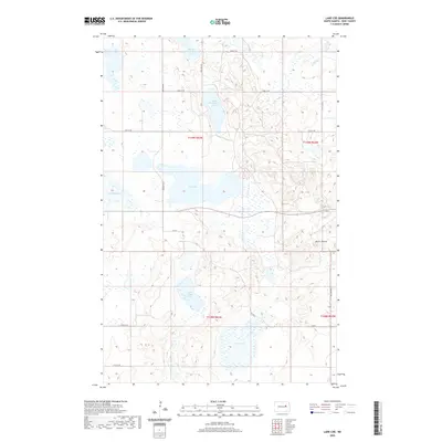 2020 Map of Lake Coe, 2020 Print