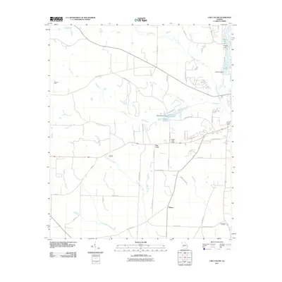 2011 Map of Lake Collins, 2011 Print