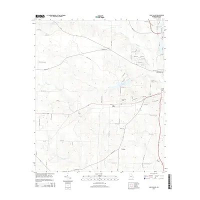 2014 Map of Lake Collins, 2014 Print