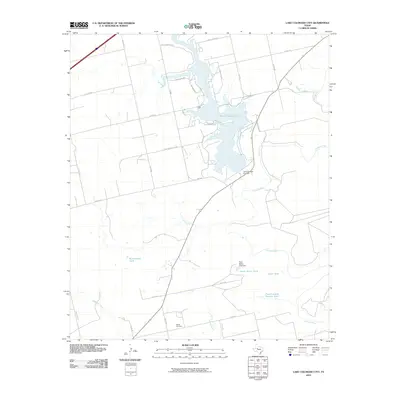 2010 Map of Lake Colorado City, 2010 Print