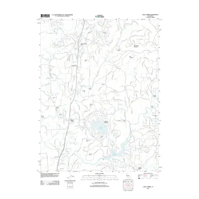 2012 Map of Lake Combie, 2012 Print