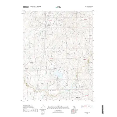 2018 Map of Lake Combie, 2018 Print