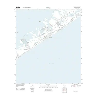 2013 Map of Lake Como, 2013 Print