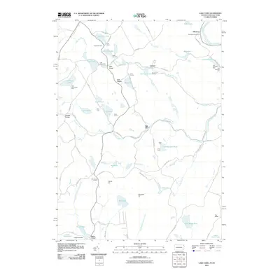 2010 Map of Lake Como, 2010 Print
