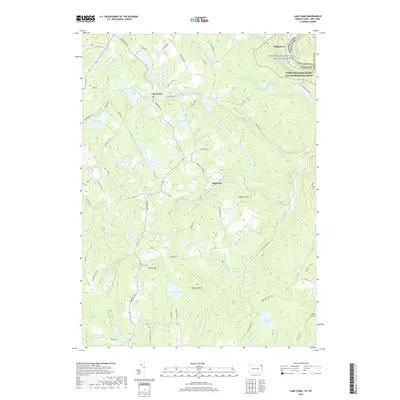 2019 Map of Lake Como, 2019 Print