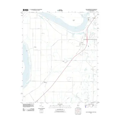 2011 Map of Lake Cormorant, 2011 Print