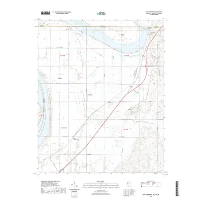 2020 Map of Lake Cormorant, 2020 Print