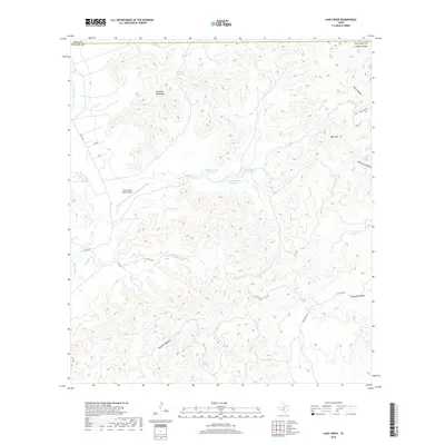 2019 Map of Lake Creek, 2019 Print