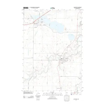 2013 Map of Lake Crystal, 2013 Print