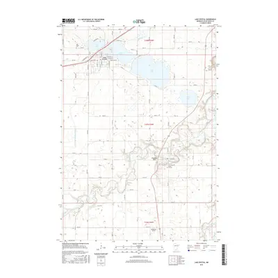2016 Map of Lake Crystal, 2016 Print