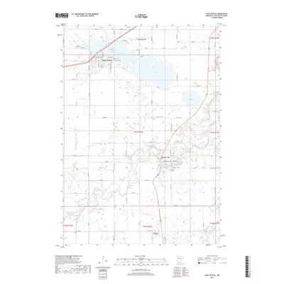 2019 Map of Lake Crystal, 2019 Print