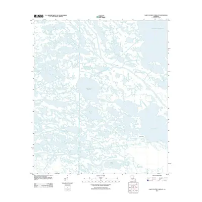 2012 Map of Lake Cuatro Caballo, 2012 Print