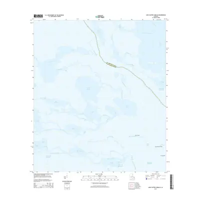 2015 Map of Lake Cuatro Caballo, 2015 Print