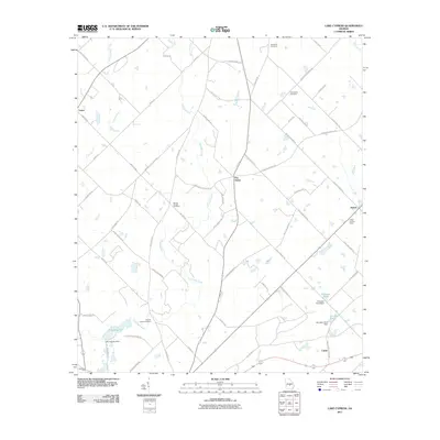 2011 Map of Lake Cypress, 2011 Print