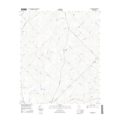 2014 Map of Lake Cypress, 2014 Print