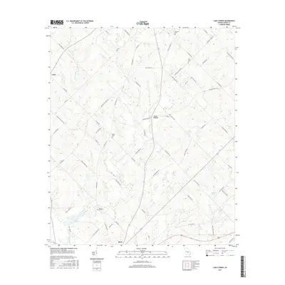 2017 Map of Lake Cypress, 2017 Print