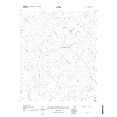 2020 Map of Lake Cypress, 2020 Print