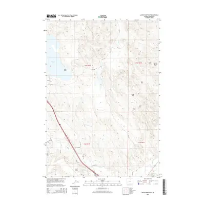 2015 Map of Lake De Smet East, 2015 Print