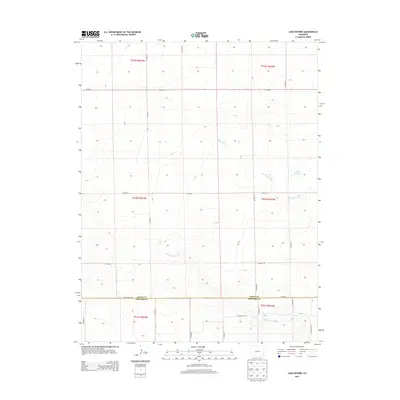 2013 Map of Lake Devore, 2013 Print
