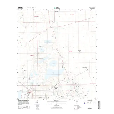 2015 Map of Lake Dias, 2015 Print