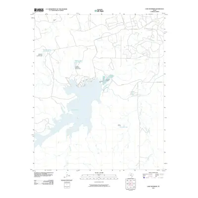 2010 Map of Lake Diversion, 2010 Print