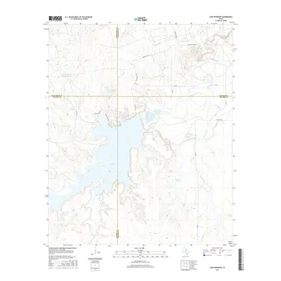 2016 Map of Lake Diversion, 2016 Print