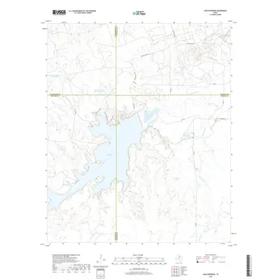 2019 Map of Lake Diversion, 2019 Print