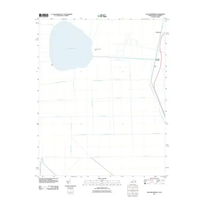 2011 Map of Lake Drummond, 2011 Print