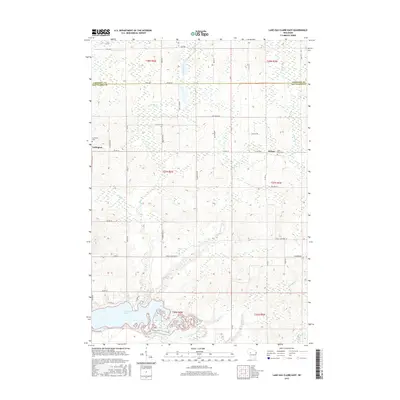 2015 Map of Lake Eau Claire East, 2015 Print