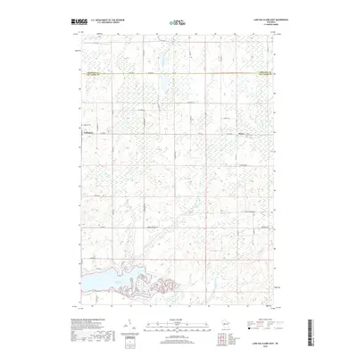 2018 Map of Lake Eau Claire East, 2018 Print