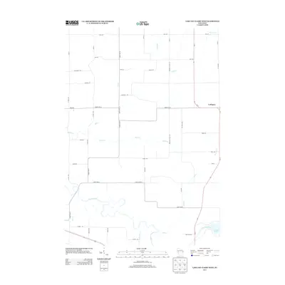2013 Map of Lake Eau Claire West, 2013 Print