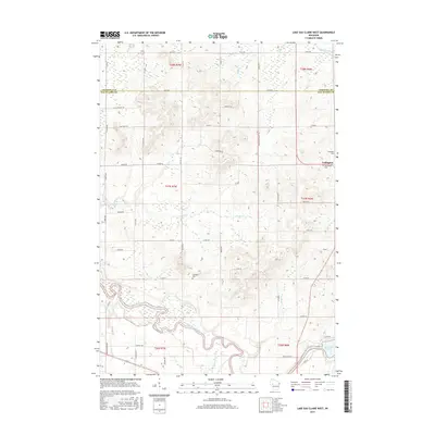 2015 Map of Lake Eau Claire West, 2015 Print