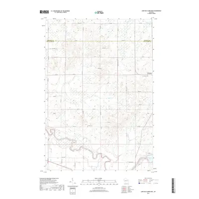 2018 Map of Lake Eau Claire West, 2018 Print