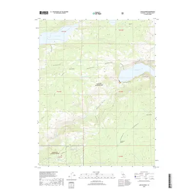 2018 Map of Lake Eleanor, 2018 Print