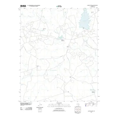 2010 Map of Lake Electra, 2010 Print